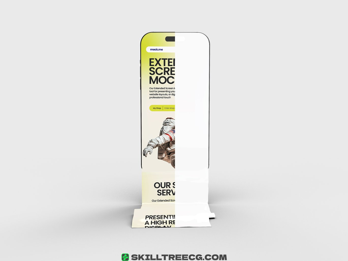 图片[2]-Long Scroll Extended Screen Smartphone Mockup Set（130412）-技能树